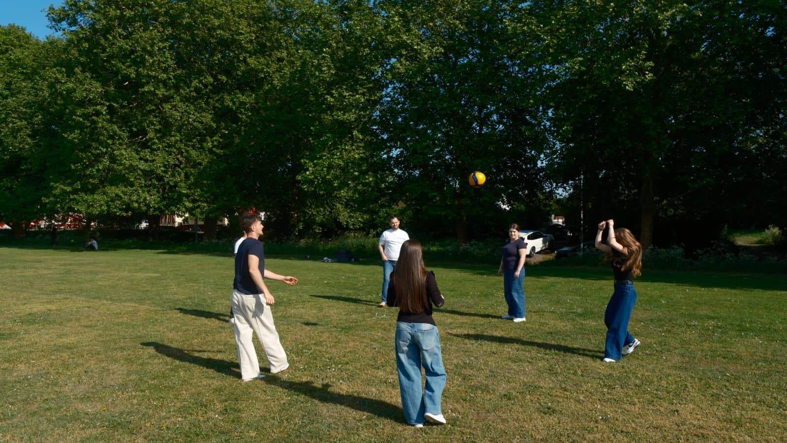 Volei în parc
