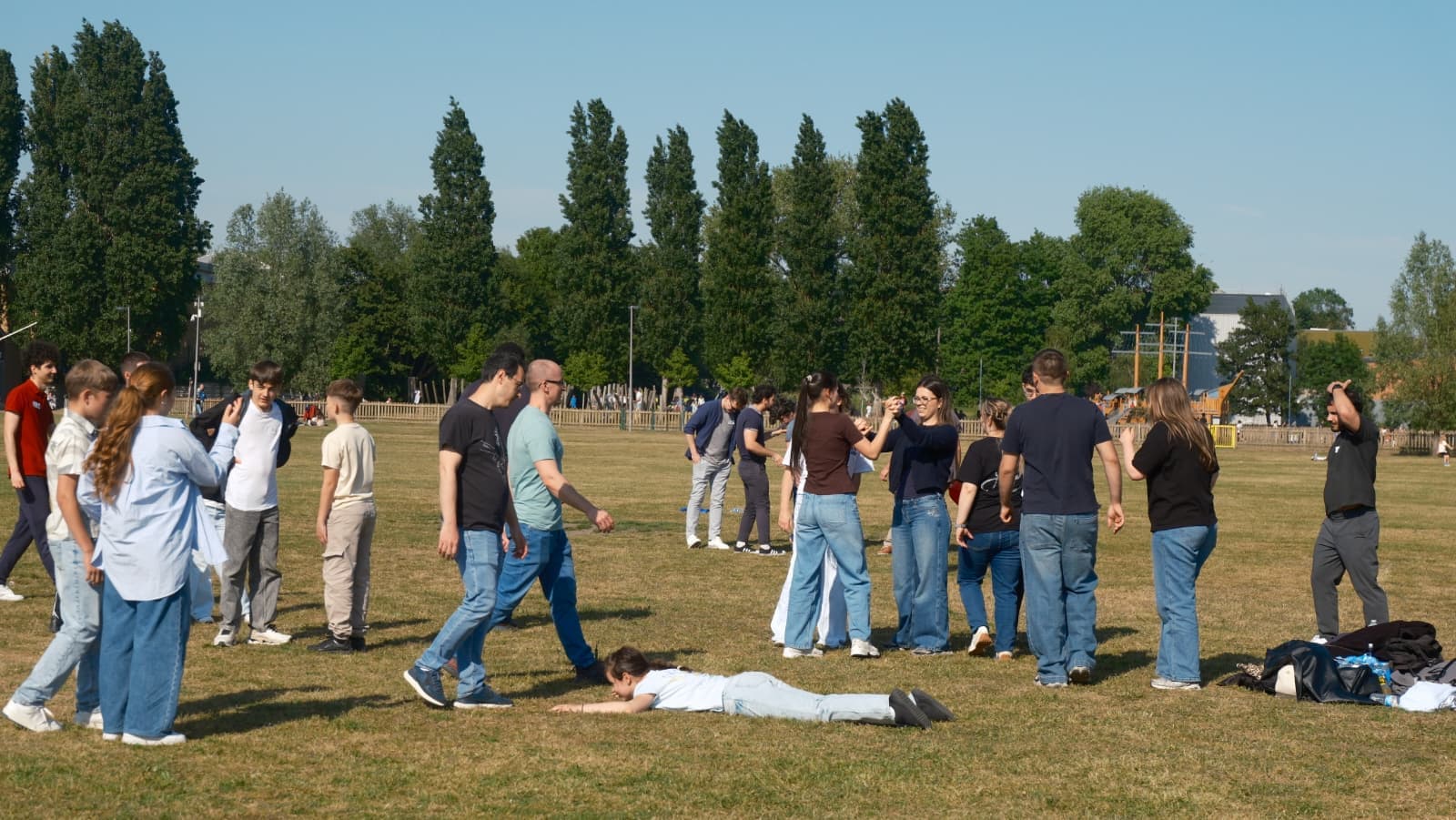 Jocuri în parc