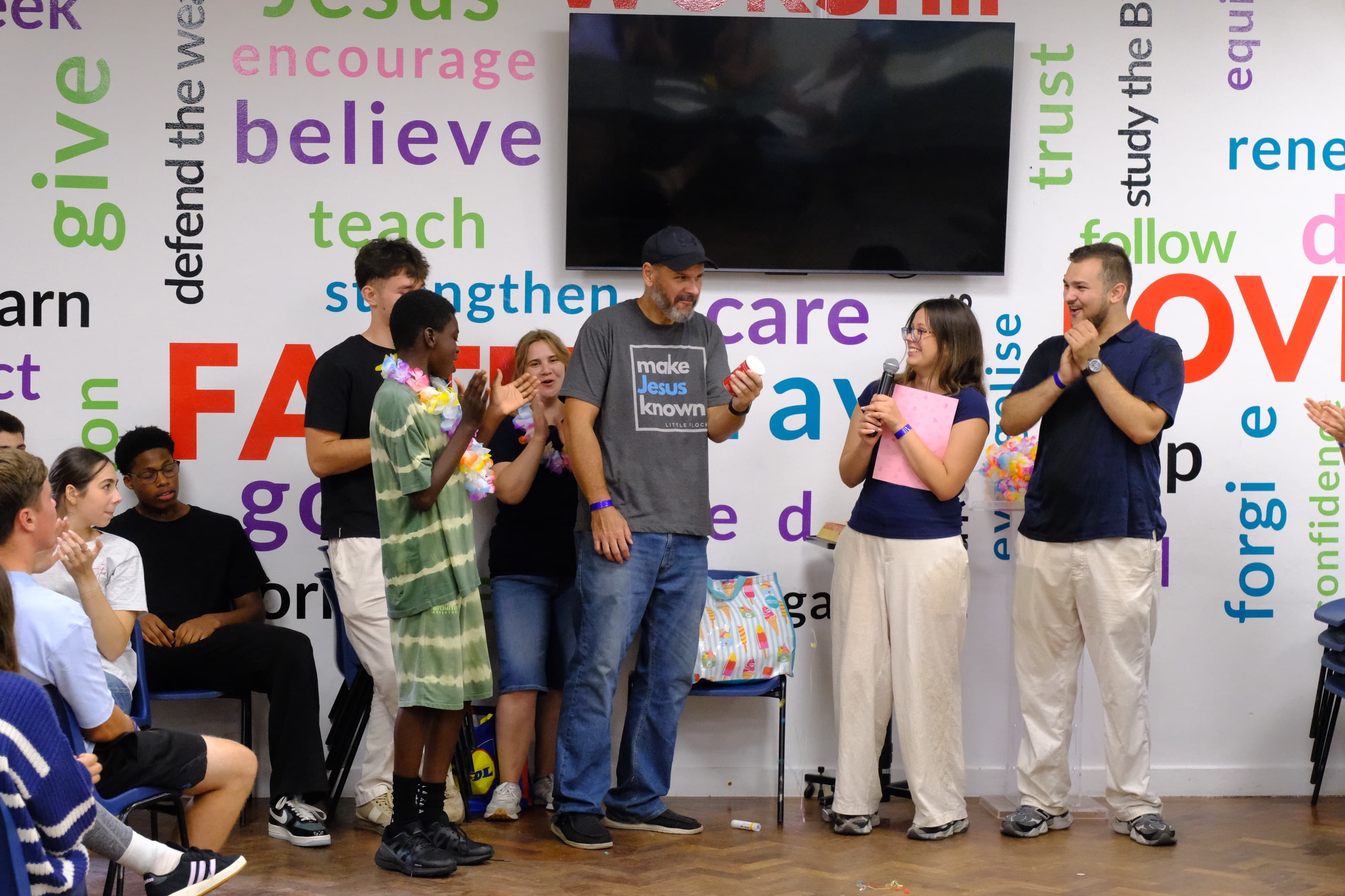 Young people together