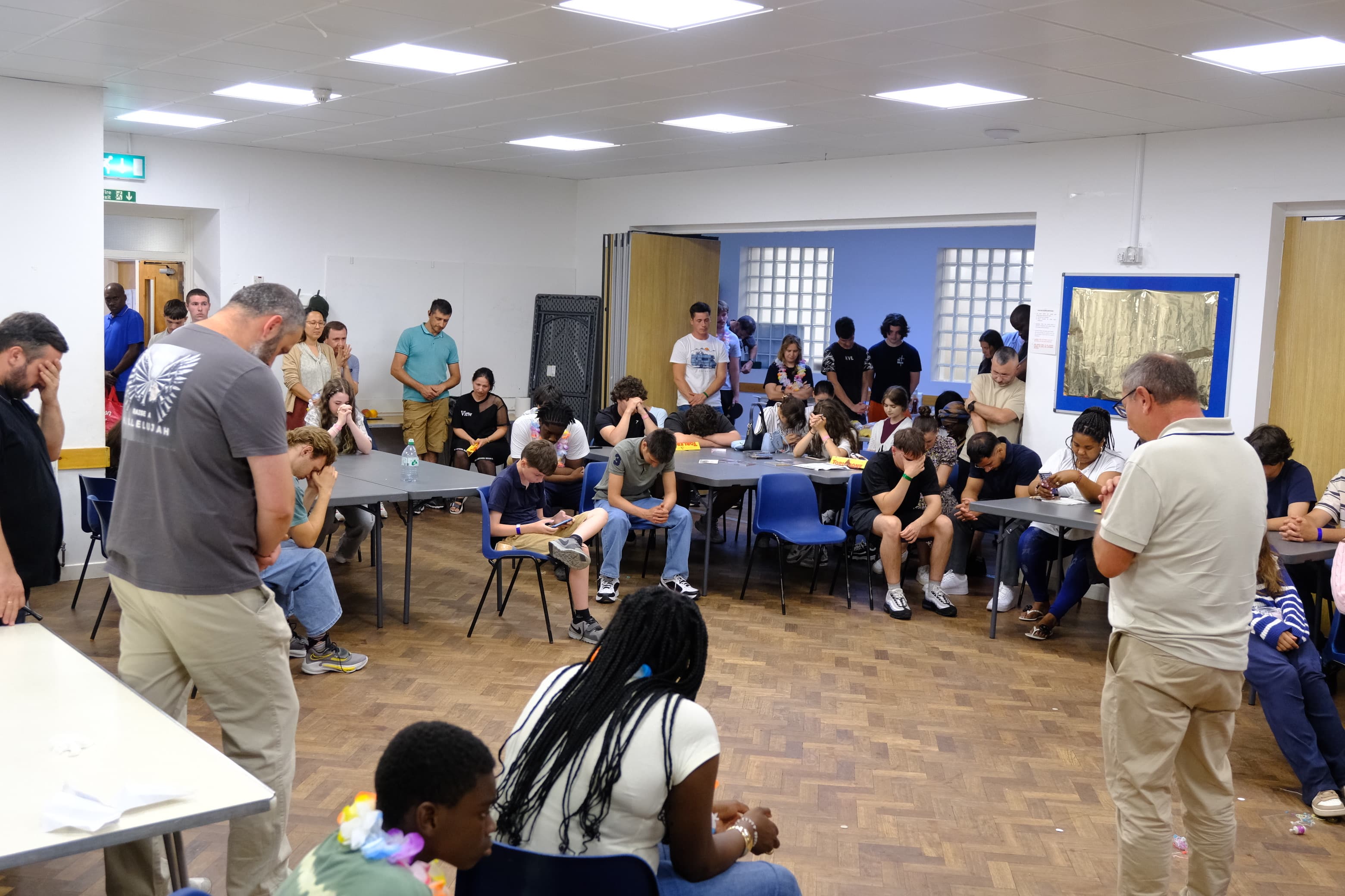 Young people together