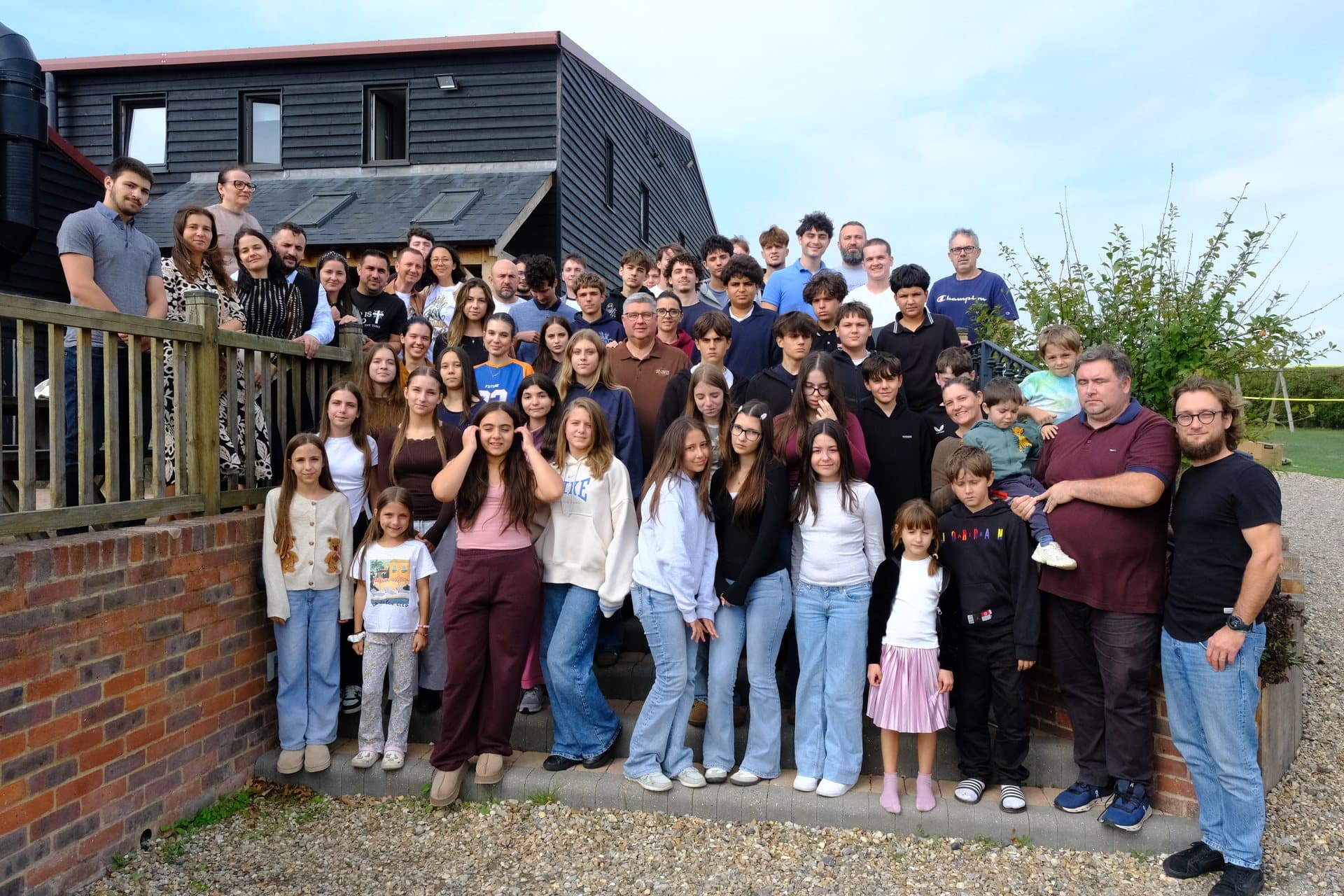 Group photo at the Bible camp